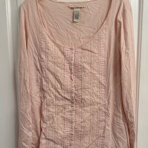 Lucky Brand Light Pink Button Down Shirt